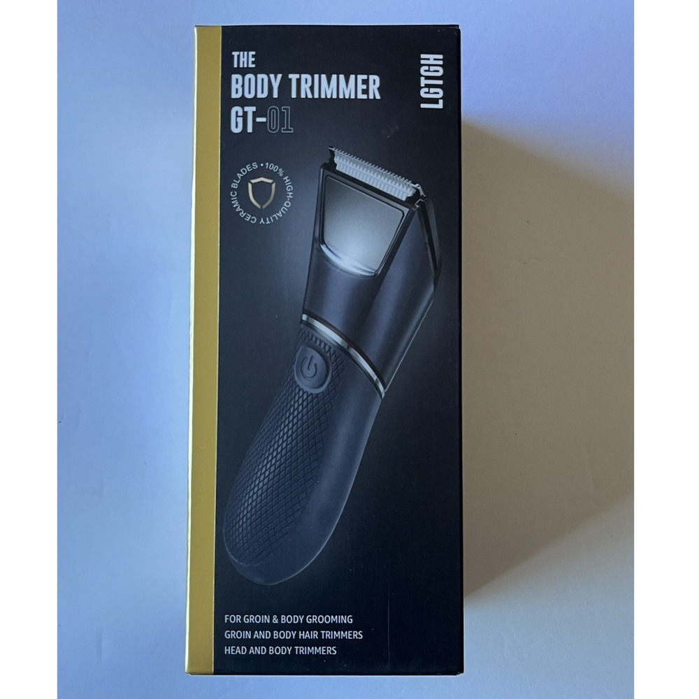 LGTGH GT-01 Men's Electric Body Trimmer Waterproof Cordless Groomer New